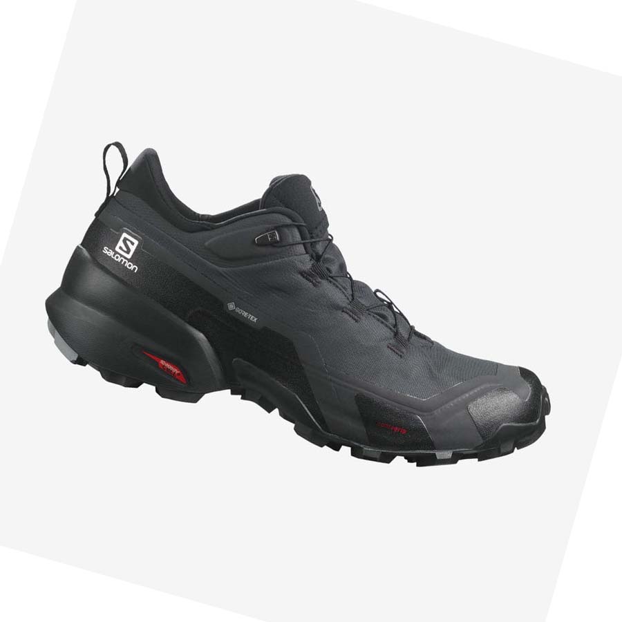 Salomon CROSS HIKE GORE-TEX Erkek Yürüyüş Ayakkabısı Siyah | TR 3609LIS